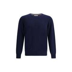 Brunello Cucinelli Blue Cashmere Sweater
