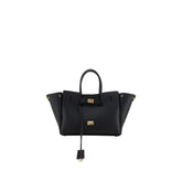 Balenciaga Black Calf Leather Bos Taurus Shoulder Bag