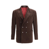 Brunello Cucinelli Brown Cotton Jackets And Coat