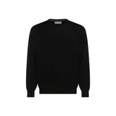 Brunello Cucinelli Black Fleece Wool Sweatshirt