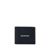 Balenciaga Black Calf Leather Bos Taurus Wallet