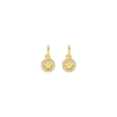 Versace Gold Brass Earrings