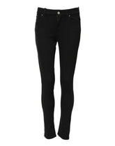 Dolce & Gabbana Black Cotton Stretch Slim Fit Denim Jeans