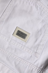 Dolce & Gabbana White Cotton Mid Waisted Women Denim Jeans
