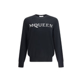 Alexander McQueen Black Wool Sweatshirt