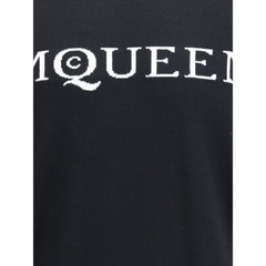 Alexander McQueen Black Wool Sweatshirt