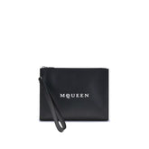 Alexander McQueen Black Calf Leather Bos Taurus Wallet