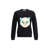 Valentino Black Cotton Sweatshirt