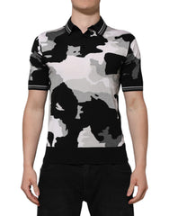 Dolce & Gabbana Multicolor Camouflage Collared Polo T-shirt
