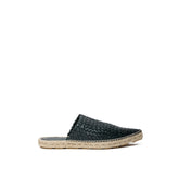 Bottega Veneta Green Leather Espadrilles