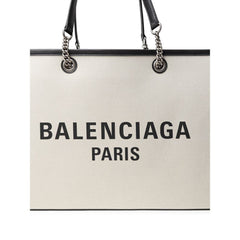 Balenciaga Gray Cotton Tote Bag