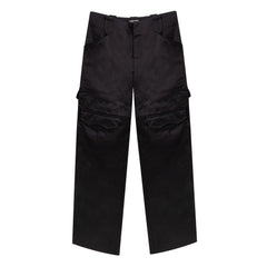 Tom Ford Black Viscose Cargo Pants
