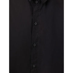 Balenciaga Black Cotton Long Dress