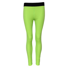 Dolce & Gabbana Green Nylon Slim Fit Leggings Pants