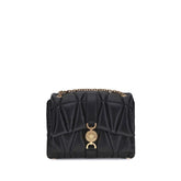 Versace Black Calf Leather Bos Taurus Shoulder Bag
