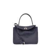 Balenciaga Blue Calf Leather Bos Taurus Shoulder Bag
