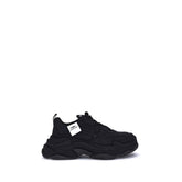 Balenciaga Black Fabric Chunky Sneakers