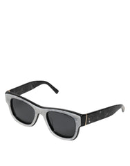 Dolce & Gabbana Pearl White Acetate Frame DG4379 Domenico Shade Sunglasses