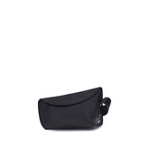 Alexander McQueen Black Calf Leather Bos Taurus Shoulder Bag