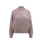 Brunello Cucinelli Beige Cashmere Sweatshirt