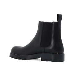 Bottega Veneta Black Calfskin Chelsea Boots