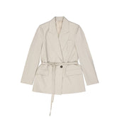 Brunello Cucinelli Beige Elastane Coat