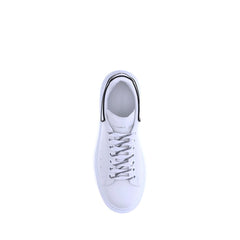 Alexander McQueen White Calf Leather Bos Taurus Platform Sneakers
