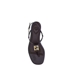 Fendi Multicolor Calf Leather Bos Taurus Sandals