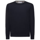 Brunello Cucinelli Blue Cashmere Men Sweater