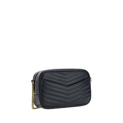 Saint Laurent Black Calf Leather Bos Taurus Shoulder Bag