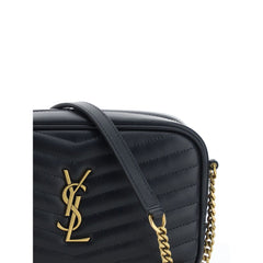 Saint Laurent Black Calf Leather Bos Taurus Shoulder Bag