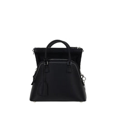 Maison Margiela Black Calf Leather Bos Taurus Handbag