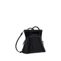 Maison Margiela Black Calf Leather Bos Taurus Handbag