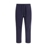 Brunello Cucinelli Blue Cotton Casual Pants