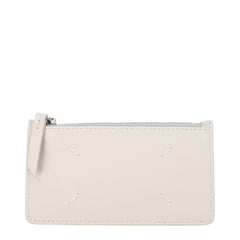 Maison Margiela Beige Leather Wallet