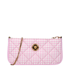 Versace Pink Fabric Shoulder Bag