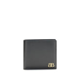 Balenciaga Black Calf Leather Bos Taurus Wallet