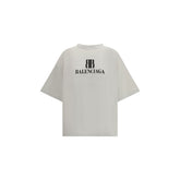 Balenciaga Gray Cotton T-Shirt
