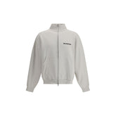 Balenciaga White Cotton Sweatshirt