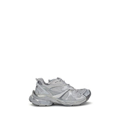 Balenciaga Gray Polyester Platform Sneakers