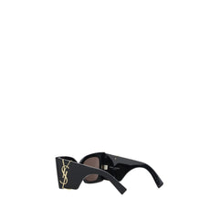 Saint Laurent Black Acetate Sunglasses