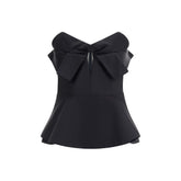 Alexander McQueen Black Polyester Top