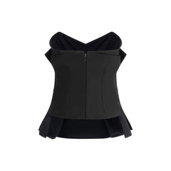 Alexander McQueen Black Polyester Top