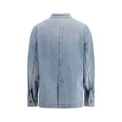 Valentino Blue Cotton Denim Jacket