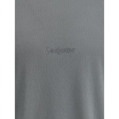 Saint Laurent Bicolor Cotton T-Shirt