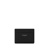 Saint Laurent Black Calf Leather Bos Taurus Wallet