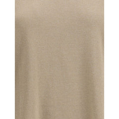 Brunello Cucinelli Beige Nylon T-Shirt