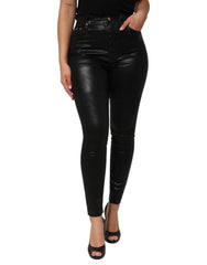 Dolce & Gabbana Black High Waist Skinny GRACE Denim Jeans