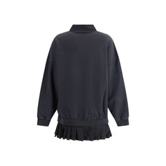 Balenciaga Black Cotton Casual Dress