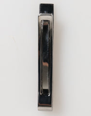 Dolce & Gabbana Silver Tone Brass Logo Branded Men Accessory Tie Clip Bar